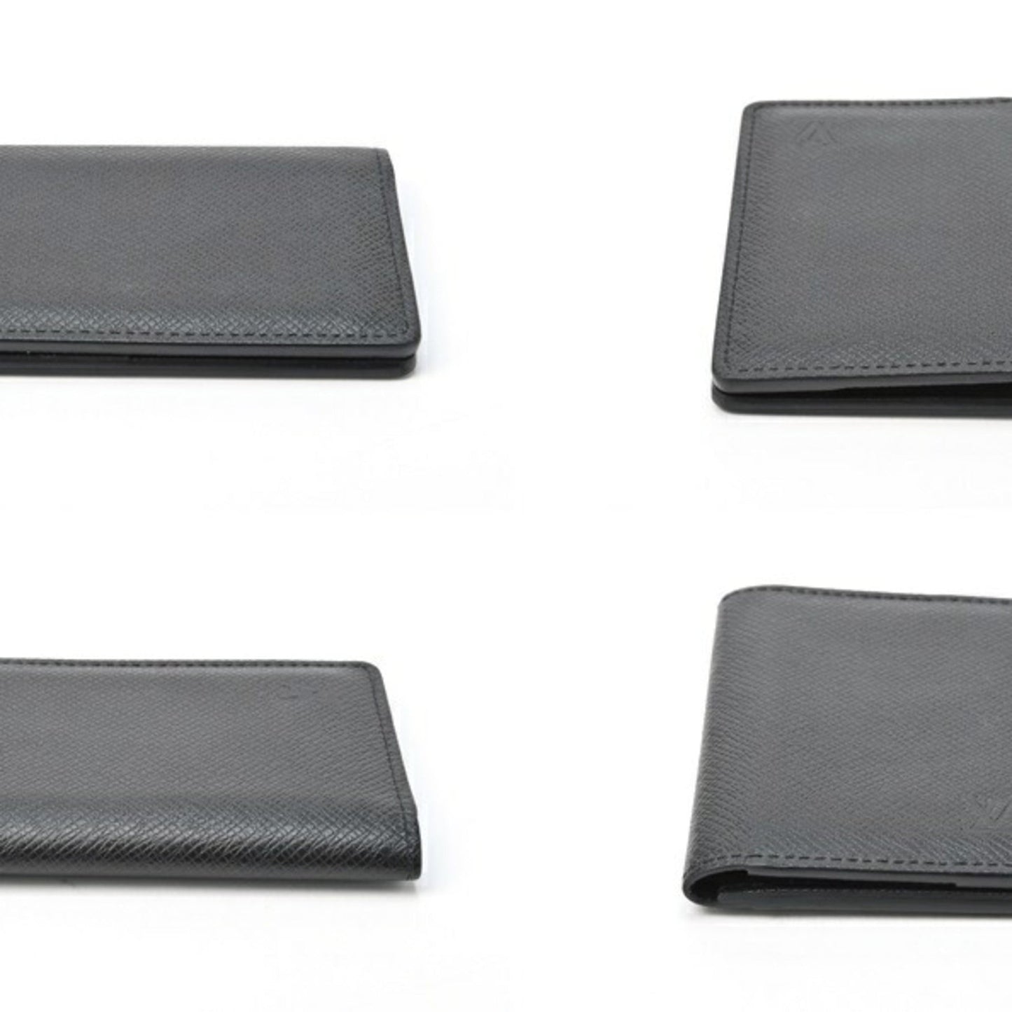 LOUIS VUITTON Card Case/Pass Case Organizer de Poche M30537 Taiga Noir