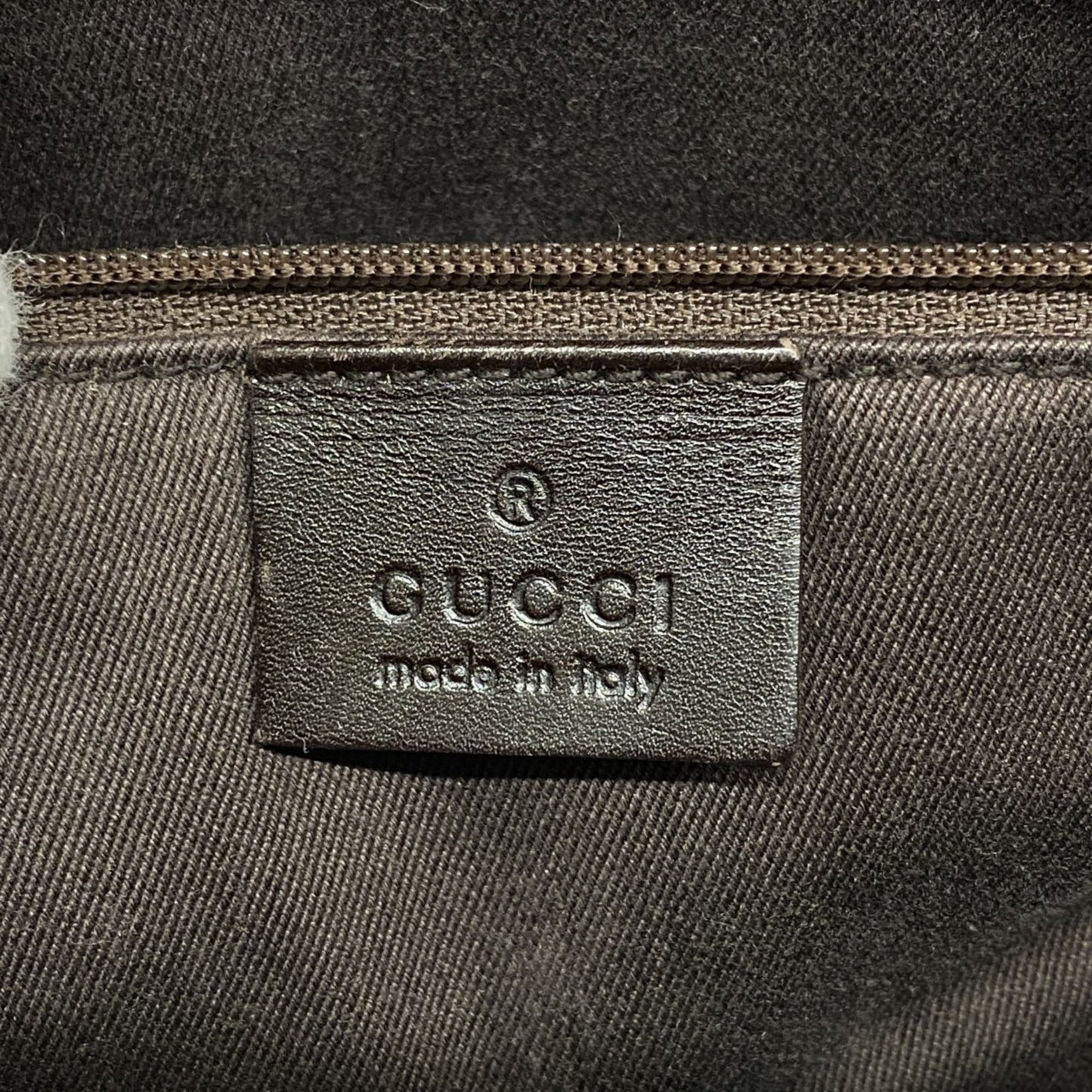 Gucci Brown Denim Tote Bag ( )