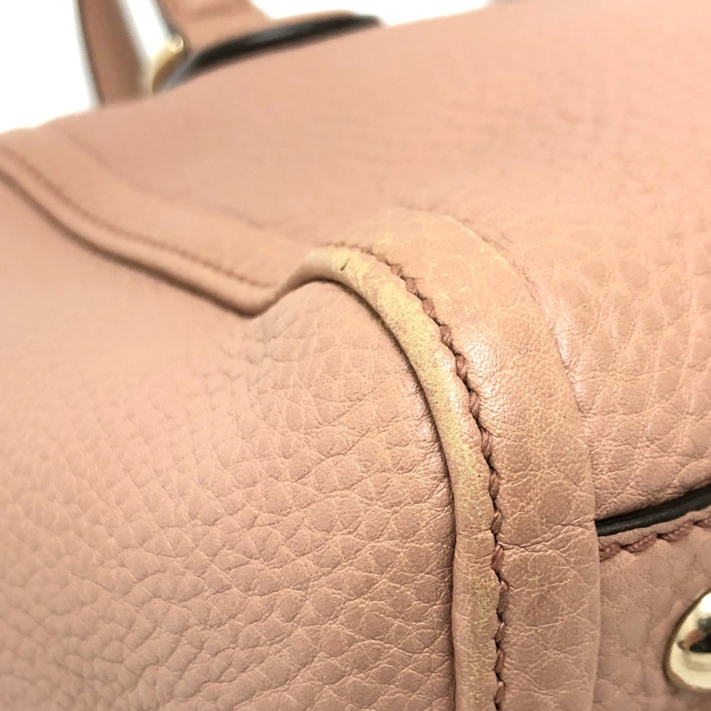 Gucci Beige Leather Handbag ( )