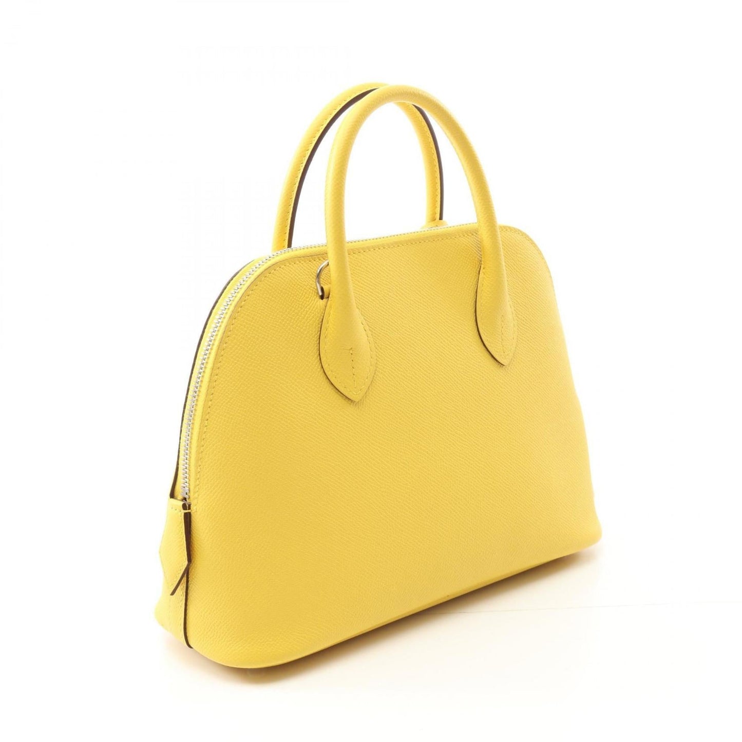 Hermes Bolide Jaune Yellow Leather Handbag ( )