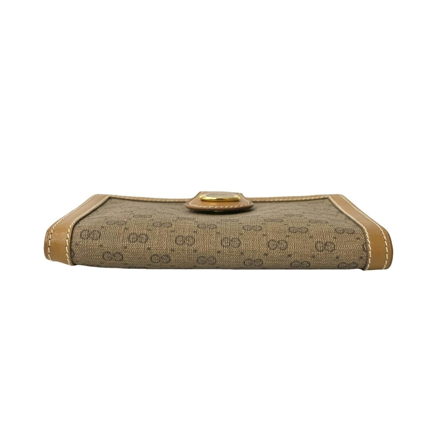 Gucci Brown Leather Pvc Wallet (Bi-Fold) ( )