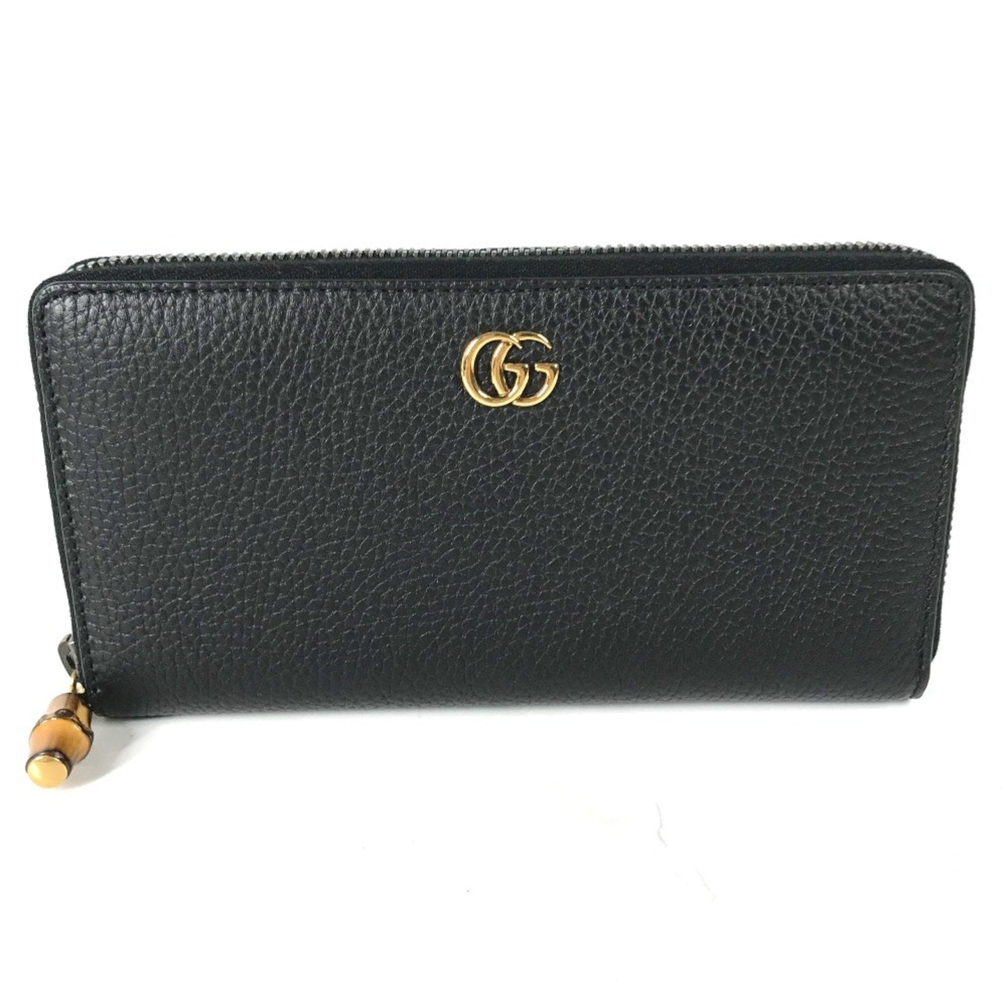 Gucci Navy Leather Long Wallet (Bi-Fold) ( )