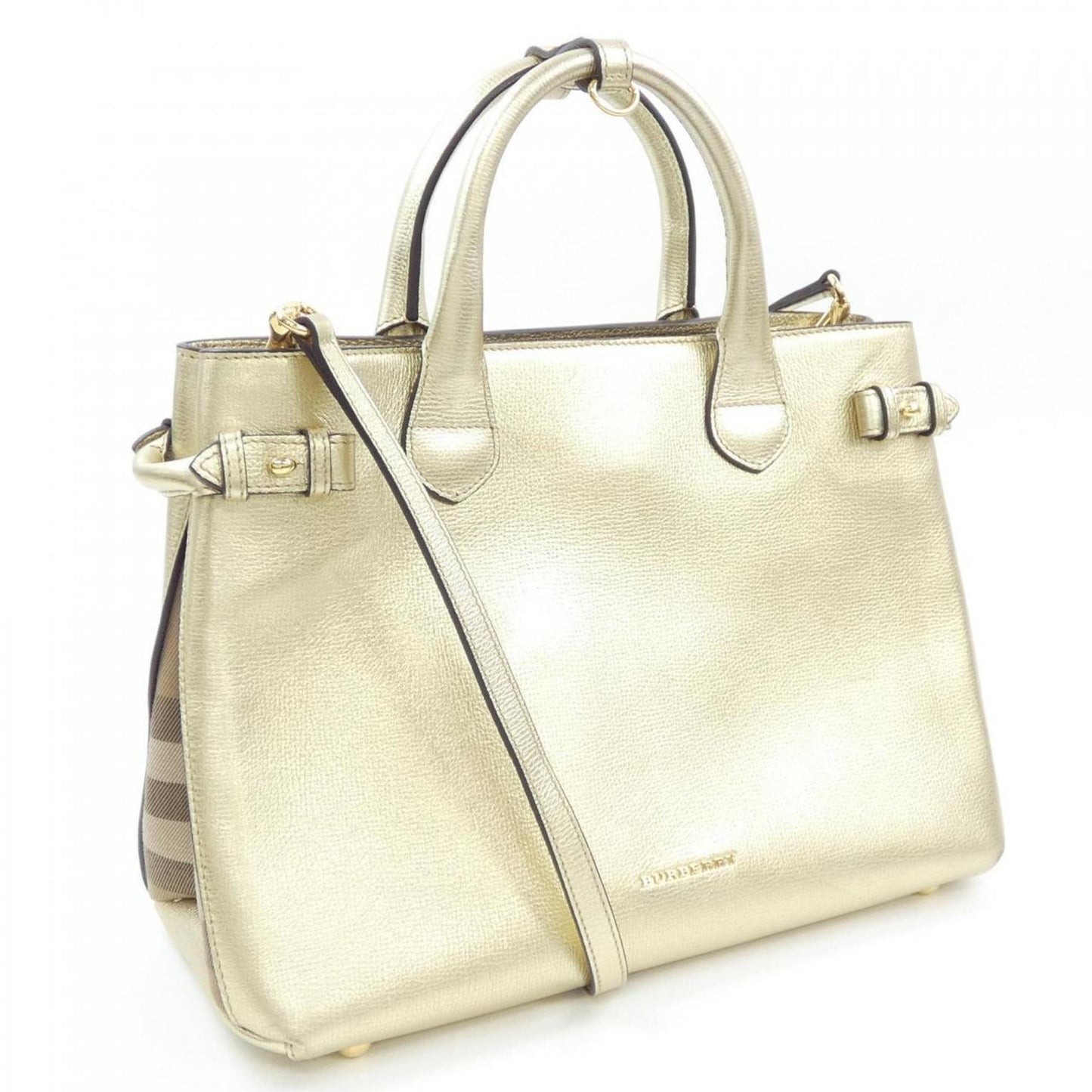 Burberry Gold Handbag ( )