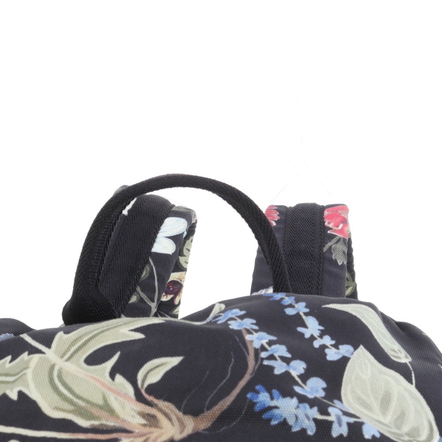 Gucci Black Leather Canvas Backpack Shoulder Bag ( )