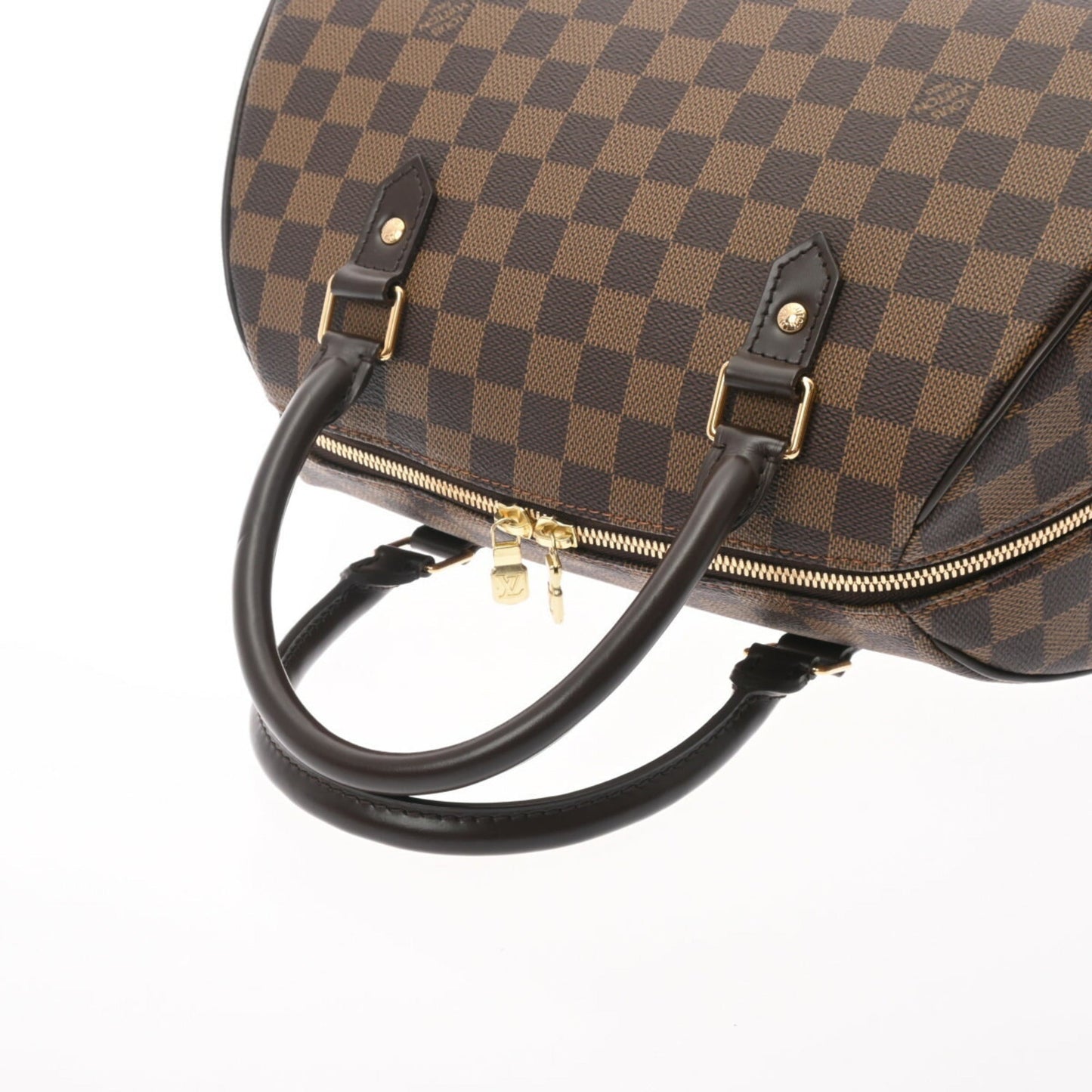 LOUIS VUITTON Damier Rivera MM Brown Ladies Canvas Handbag
