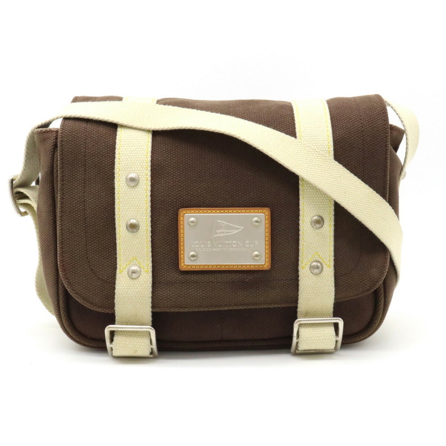 LOUIS VUITTON Antigua Line  Cup LV Busas PM Shoulder Bag Mocha Brown M80661