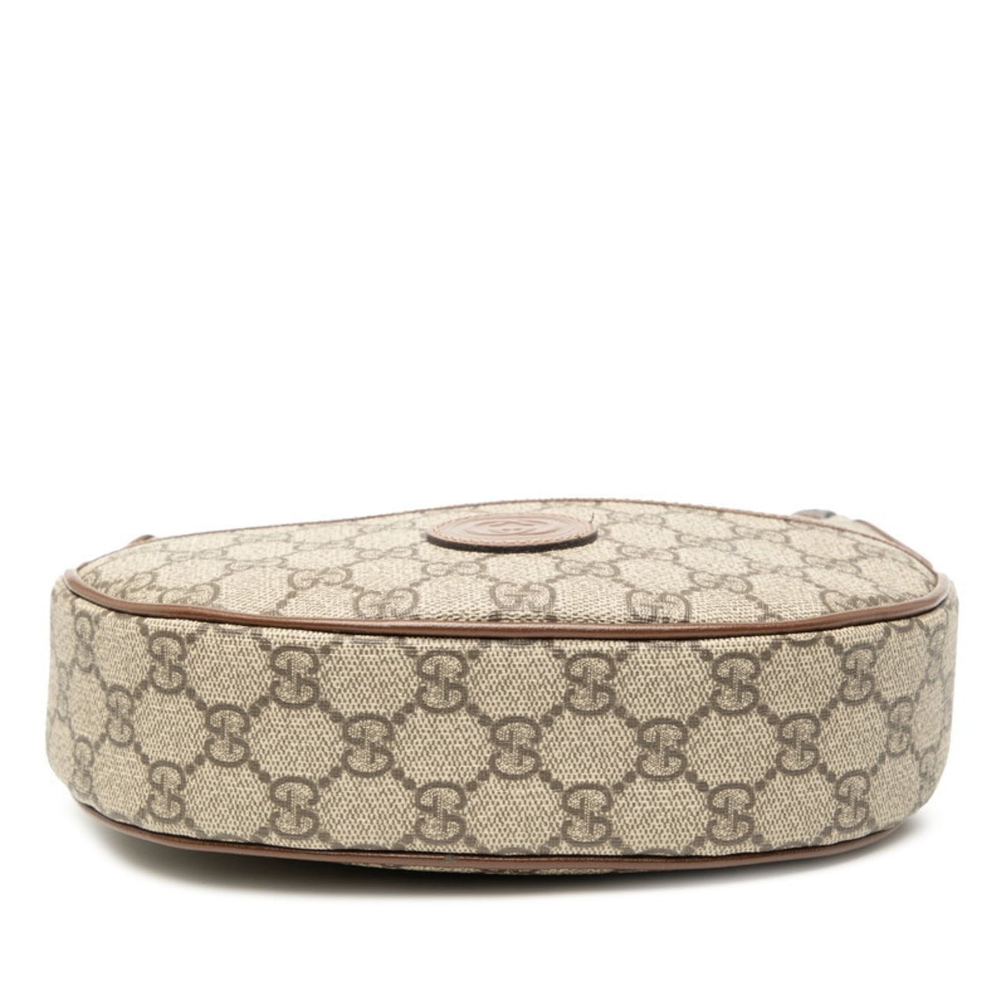 Gucci Beige Brown Gg Supreme Leather Shoulder Bag ( )