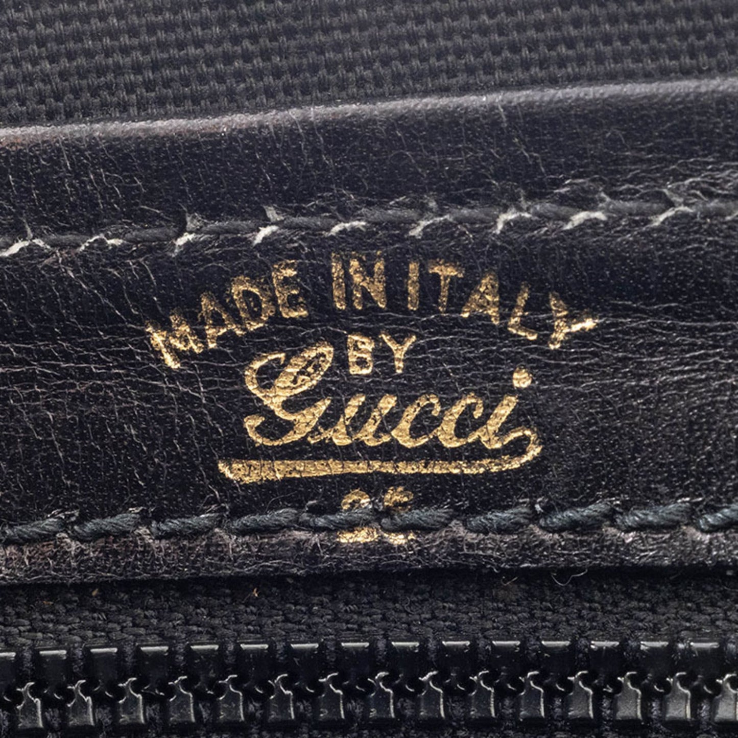 Gucci Black Gg Canvas Leather Handbag ( )