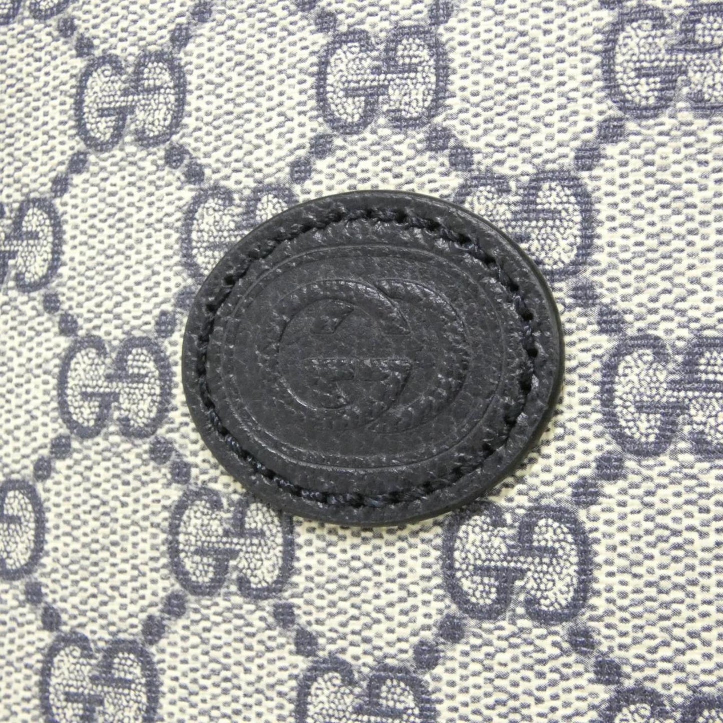 Gucci Beige Blue Gg Supreme Leather Handbag ( )