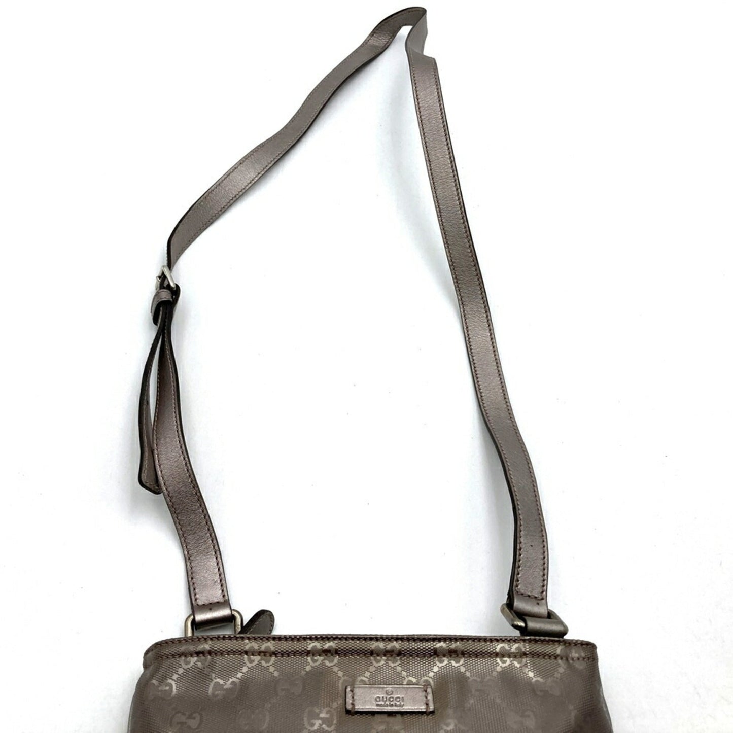 Gucci Gg ImprimÃ© Metallic Pink Gg ImprimÃ© Shoulder Bag Sling Bag ( )