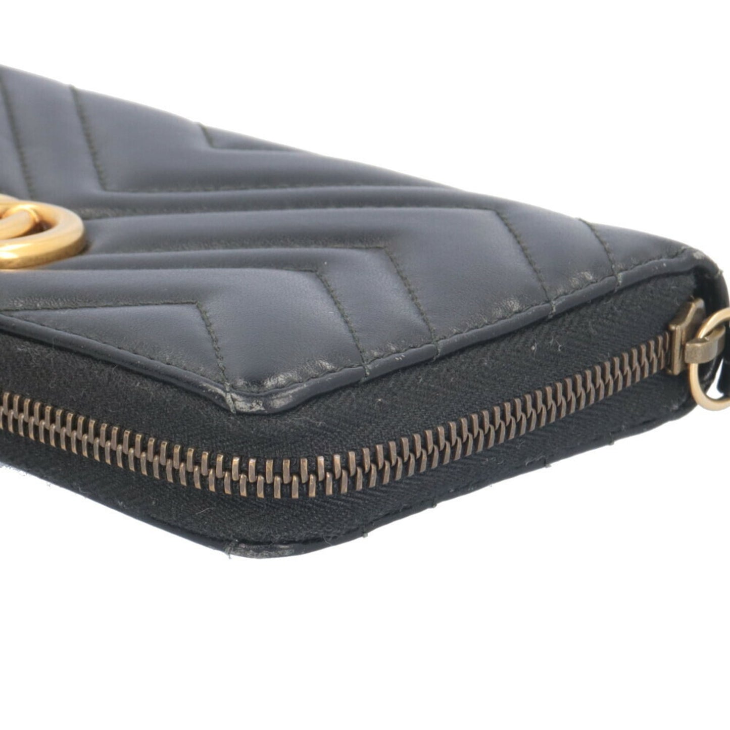 Gucci Black Leather Coin Purse/Coin Case ( )