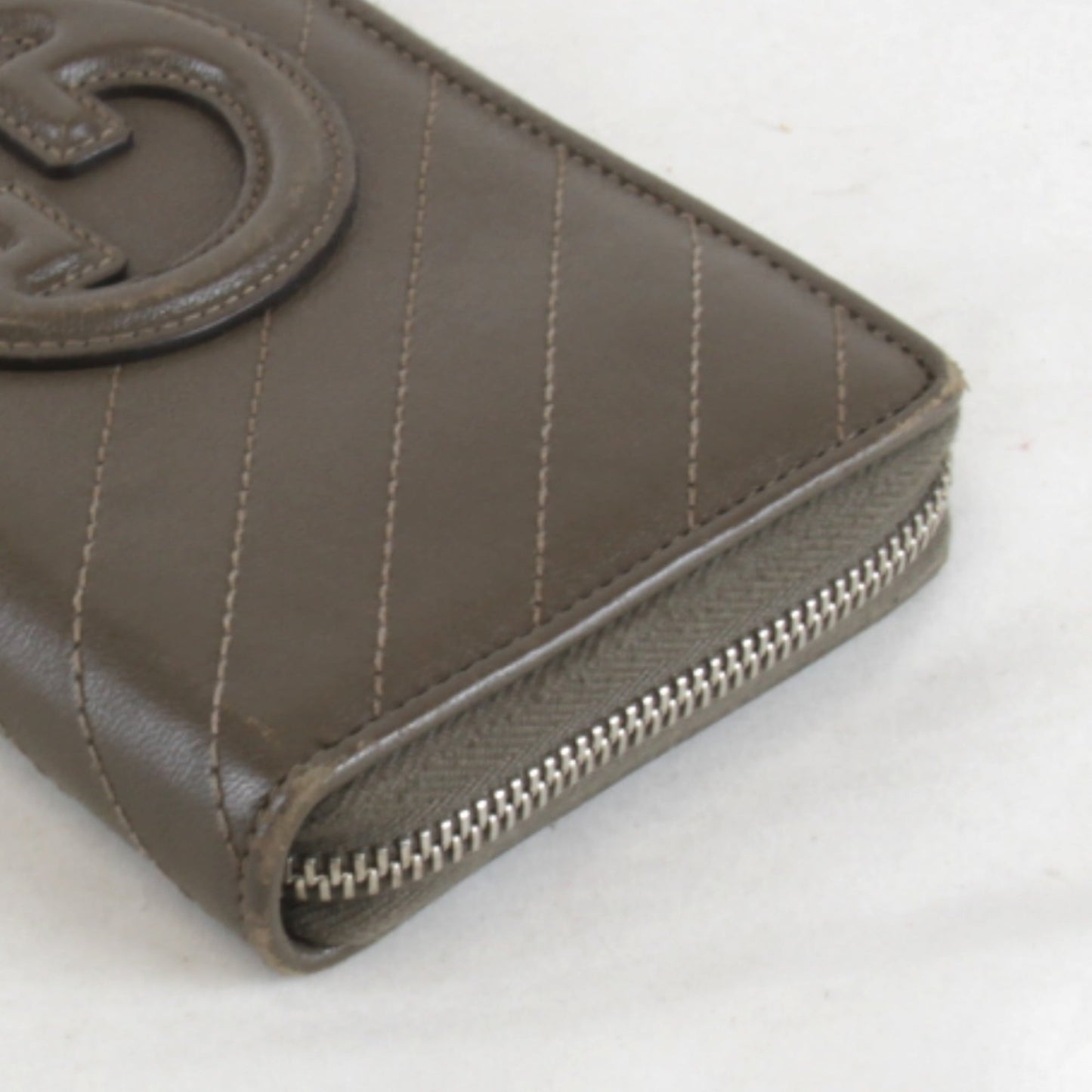 Gucci Brown Leather Long Wallet (Bi-Fold) ( )