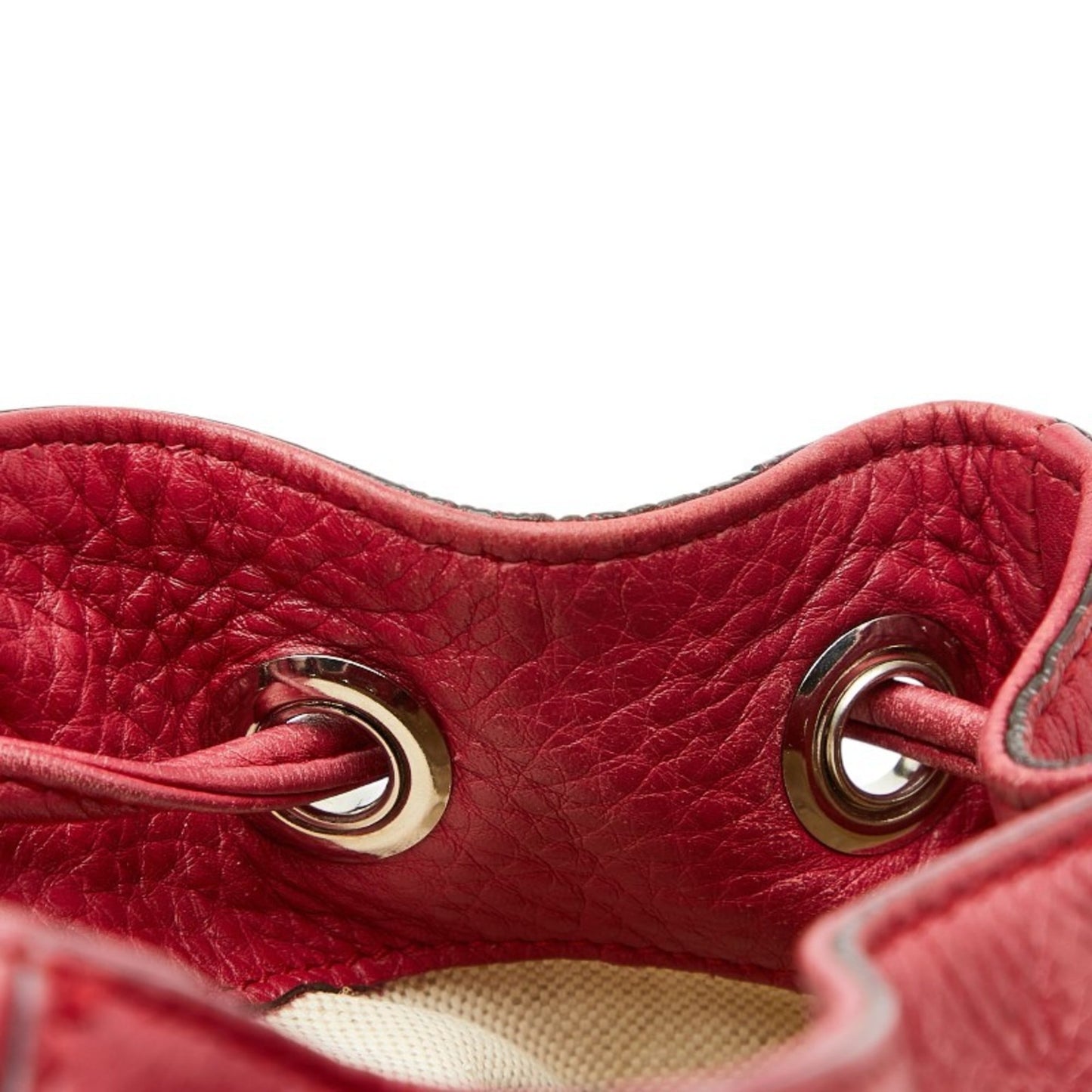 Gucci Red Color Leather Backpack ( )