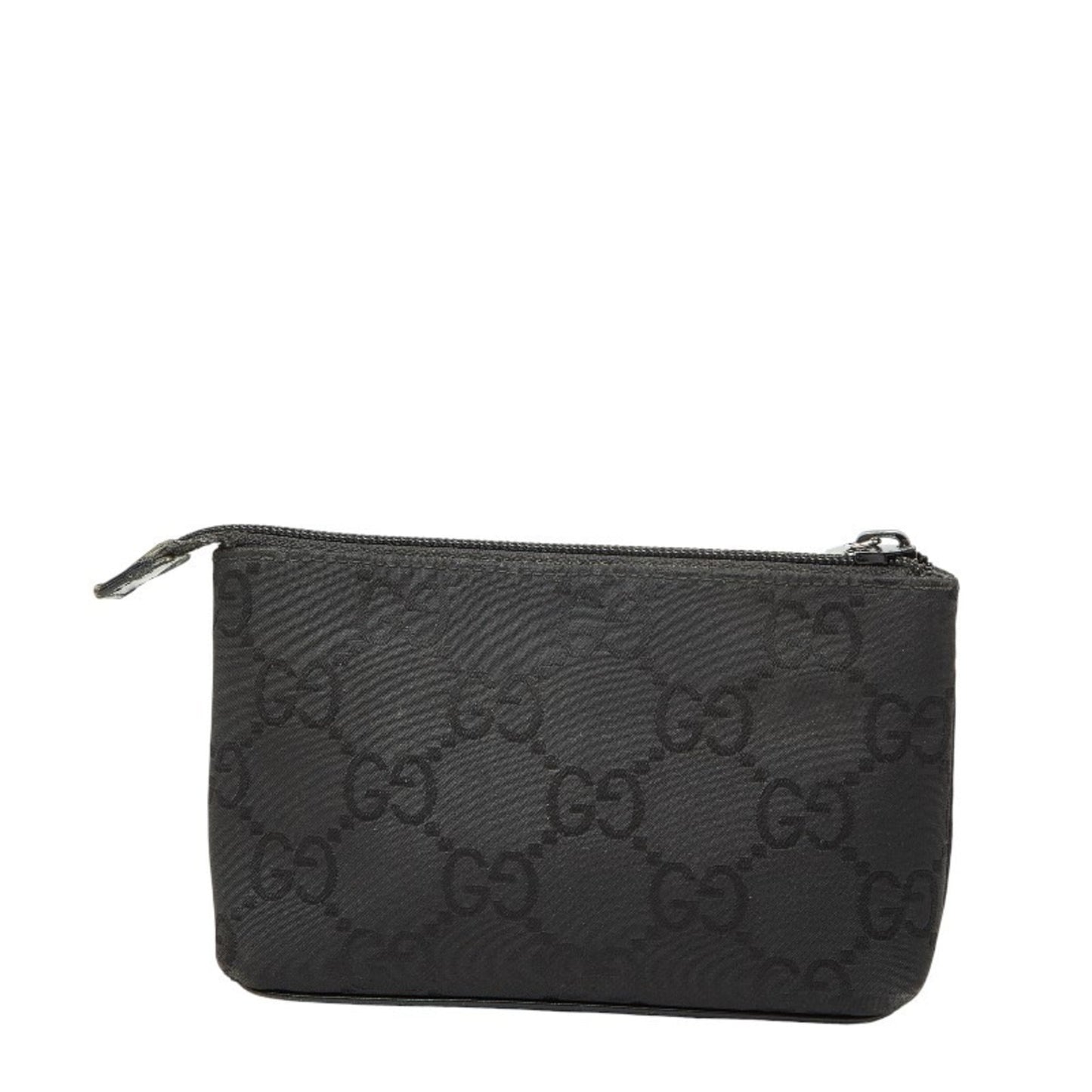 Gucci Black Nylon Leather Pouch ( )