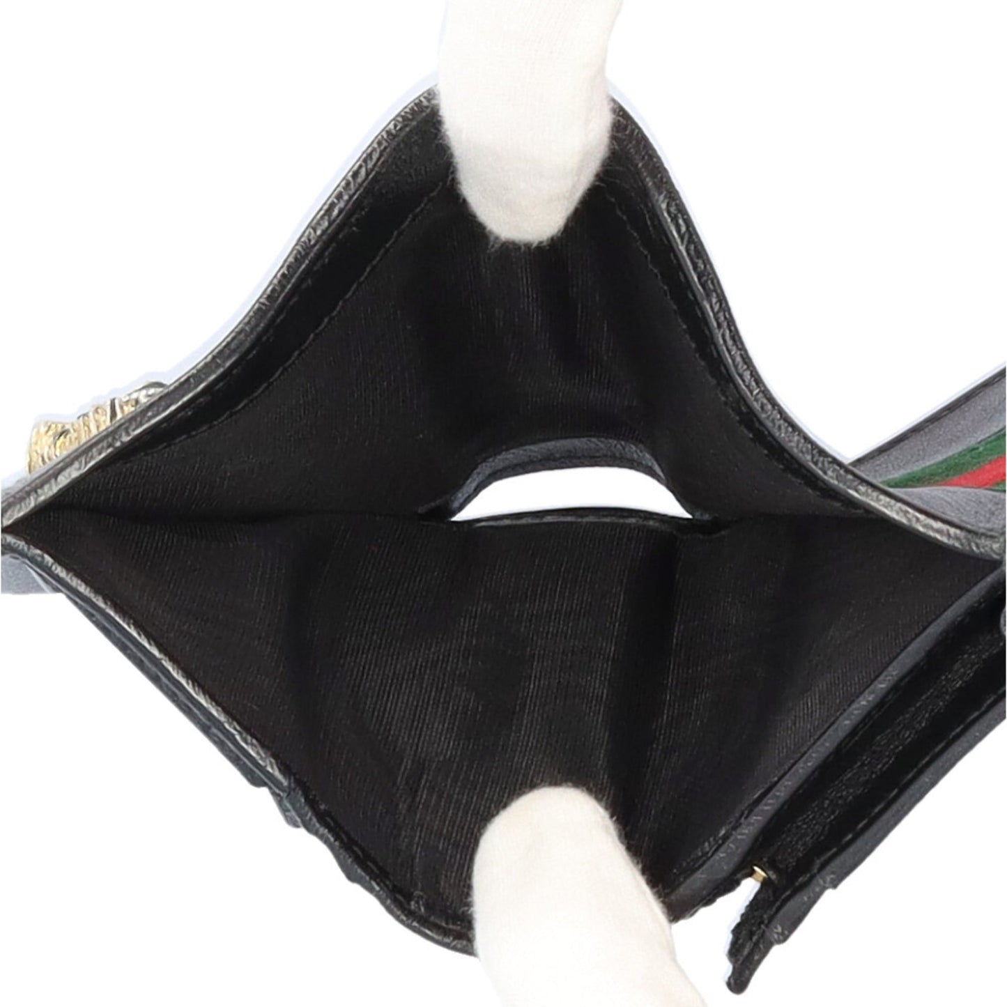 Gucci Black Leather Chain/Shoulder Wallet ( )