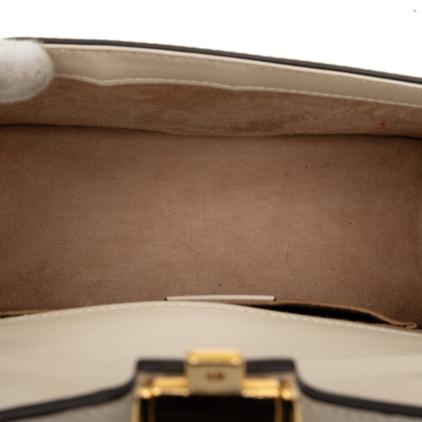 Gucci White Leather Handbag Shoulder Bag ( )