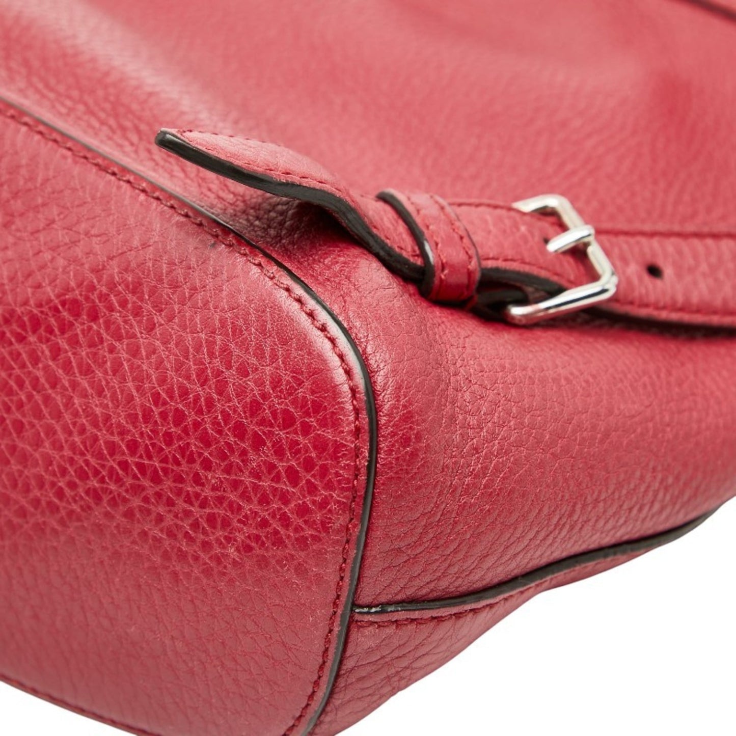 Gucci Red Color Leather Backpack ( )