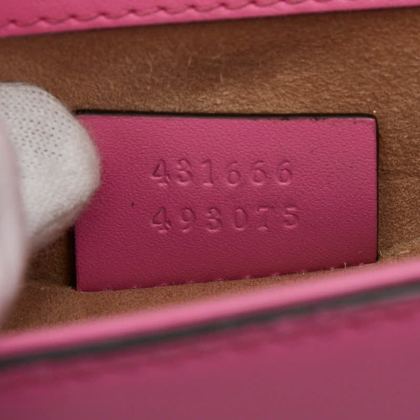 Gucci Pink Leather Shoulder Bag ( )