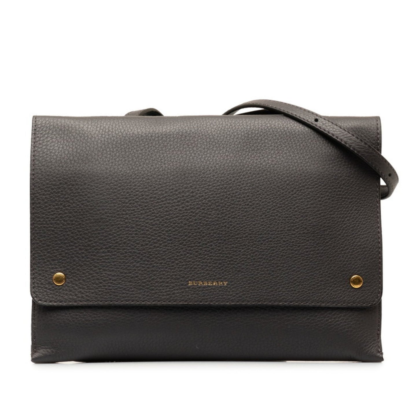 Burberry Black Leather Shoulder Bag ( )