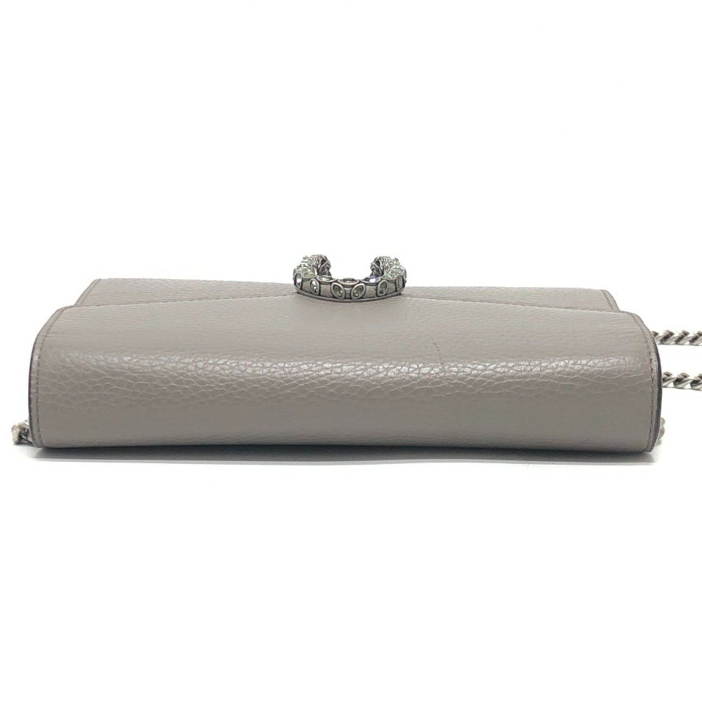 Gucci Gray Leather Shoulder Bag ( )