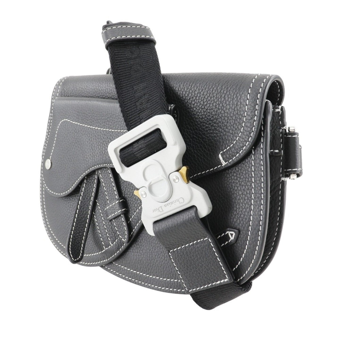Christian Dior Black Leather Sling Bag ()