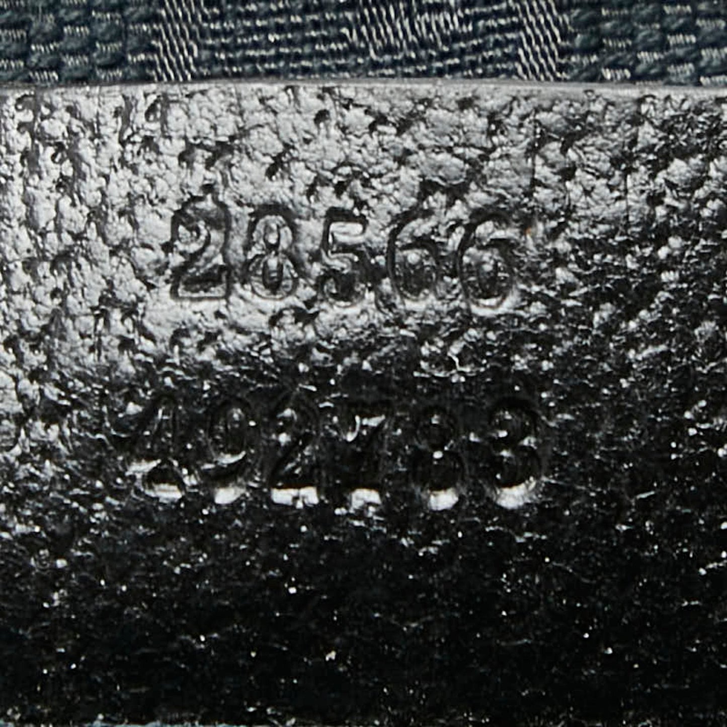 Gucci Black Canvas Leather Fanny Pack Shoulder Bag ( )