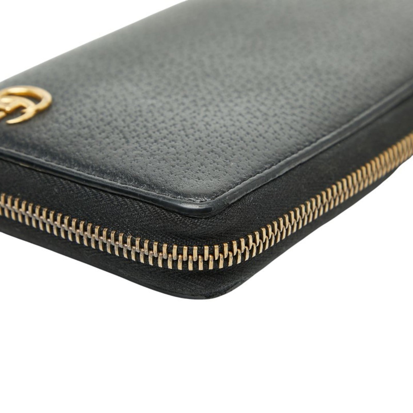 Gucci Black Leather Long Wallet (Bi-Fold) ( )