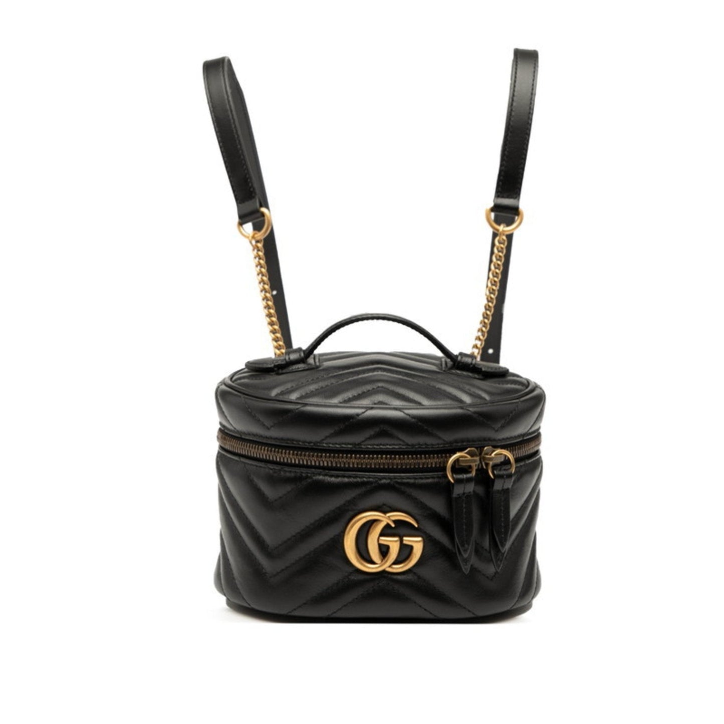 Gucci Black Leather Backpack ( )