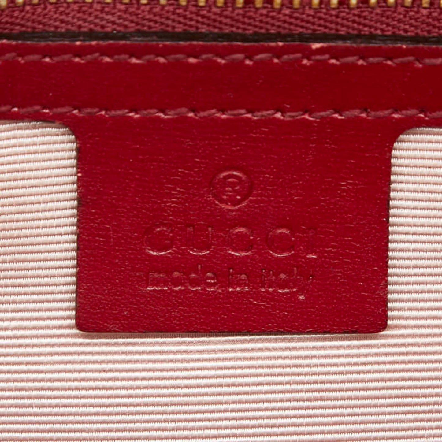 Gucci Black Red Color Leather Shoulder Bag ( )