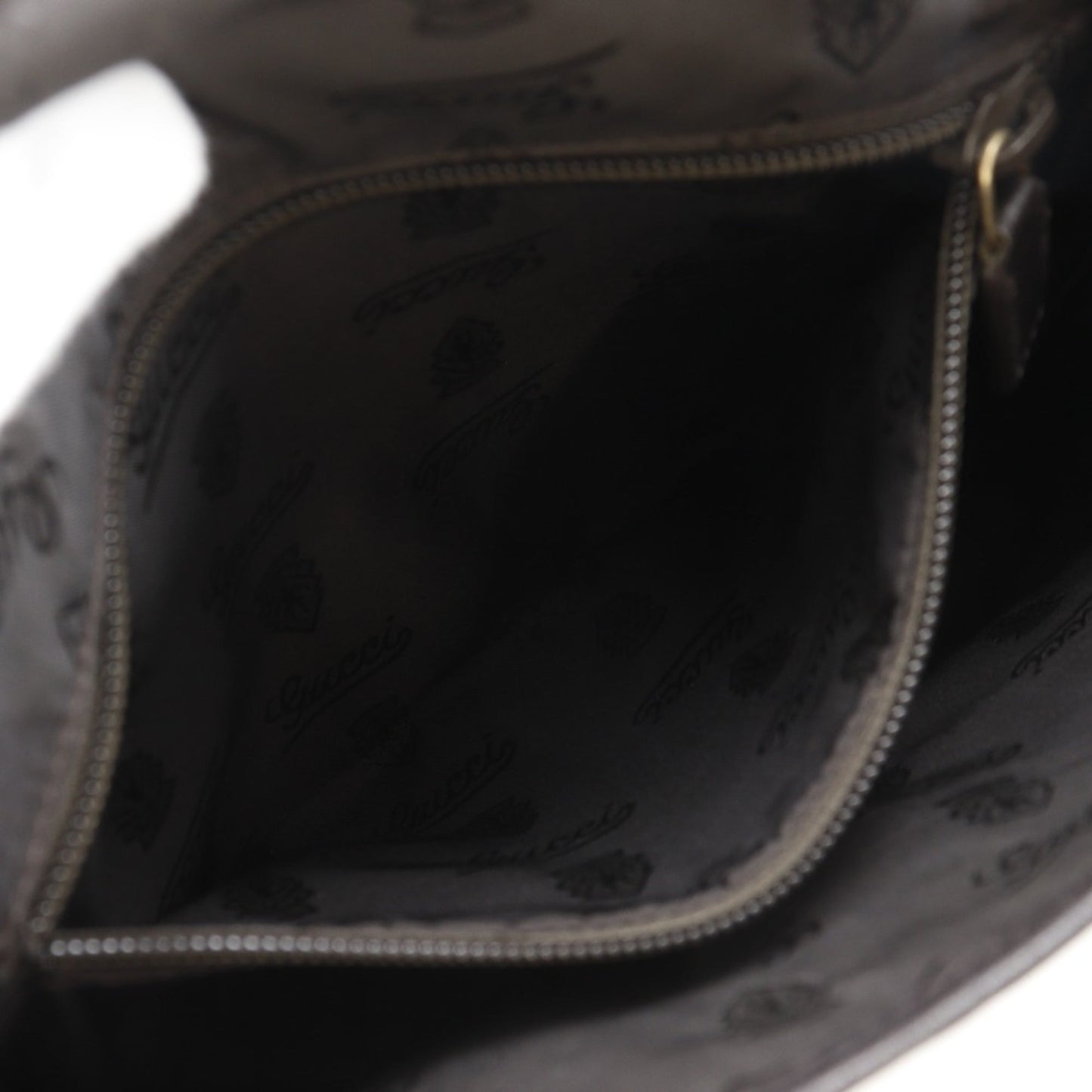 Gucci Brown Leather Shoulder Bag ( )