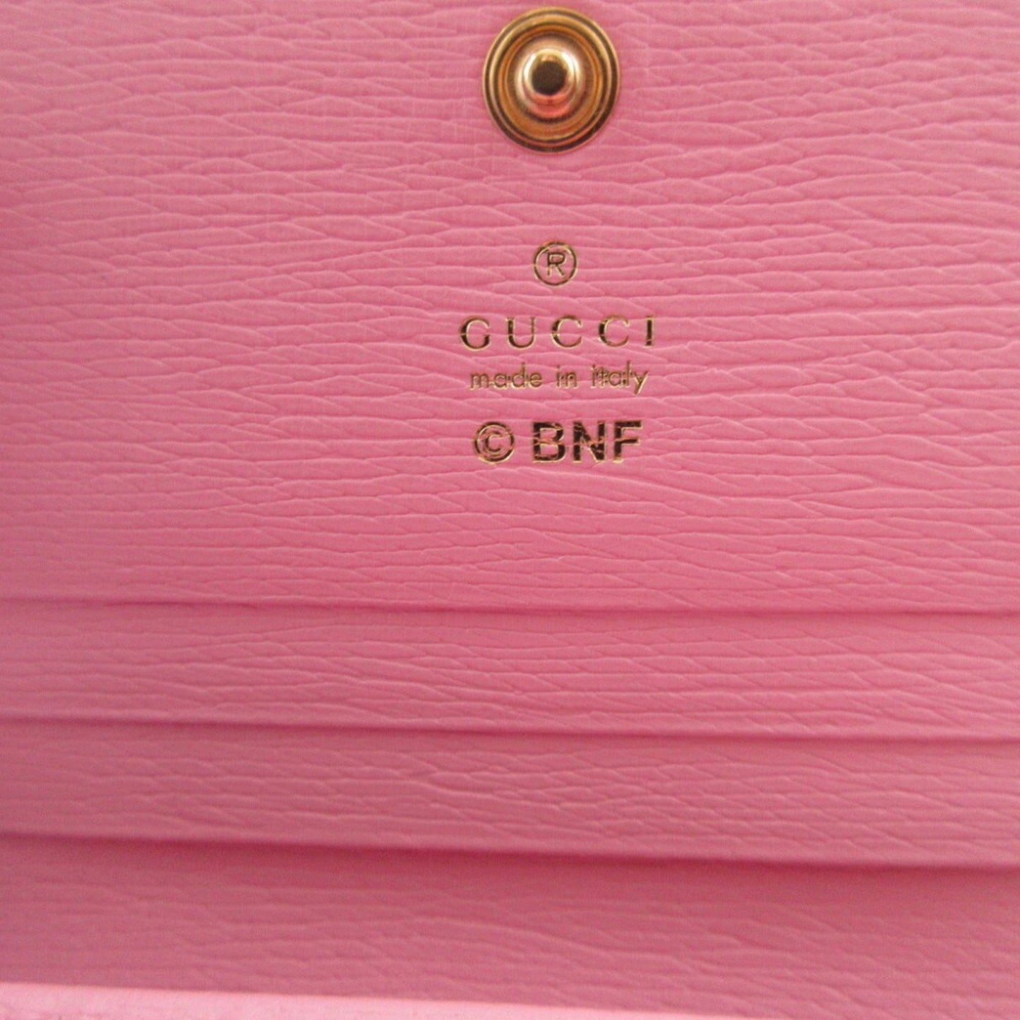 Gucci Pink Leather Wallet (Bi-Fold) ( )