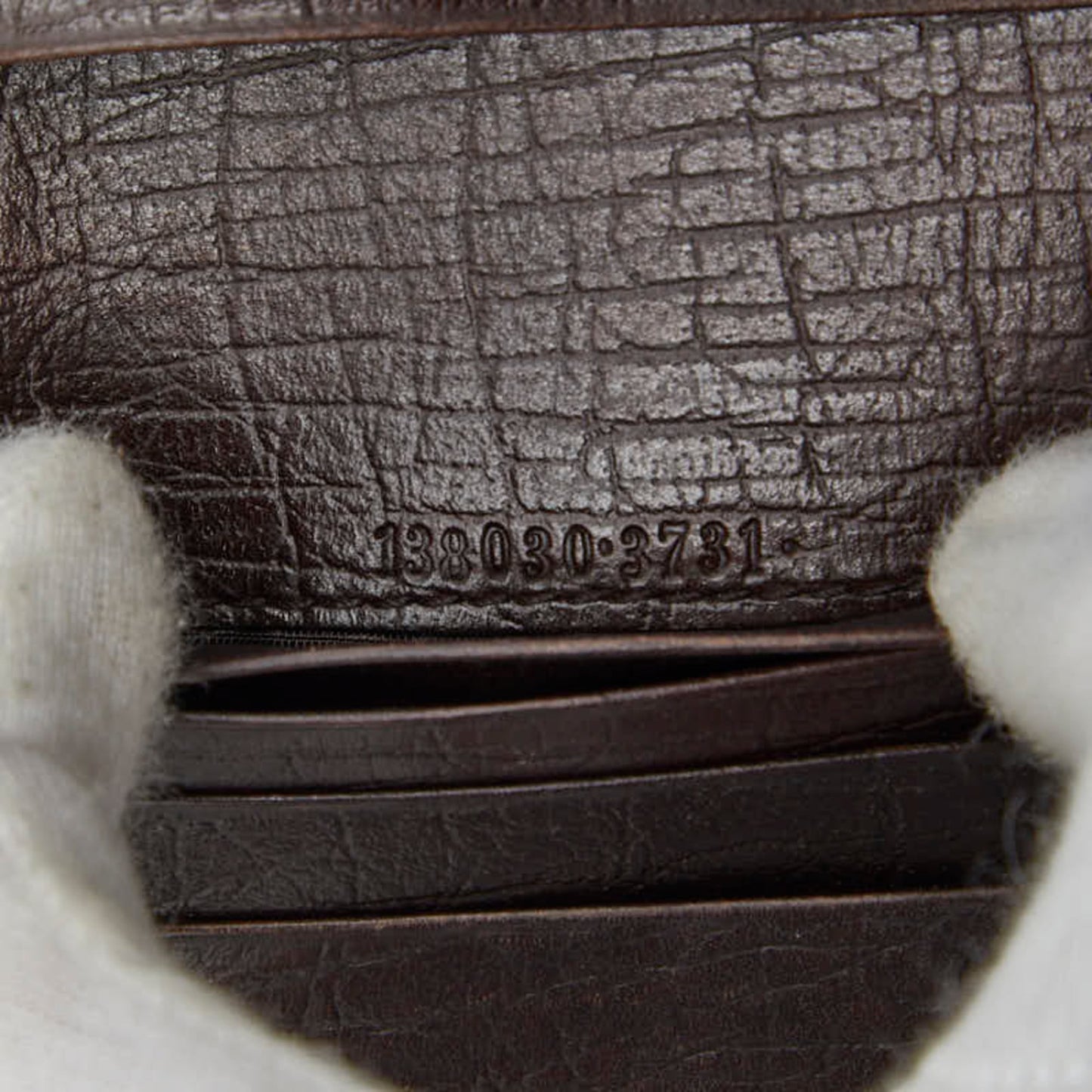 Gucci Brown Canvas Leather Wallet (Bi-Fold) ( )