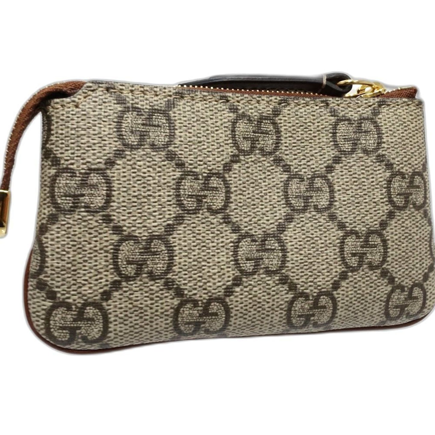 Gucci Brown Canvas Coin Purse/Coin Case ( )