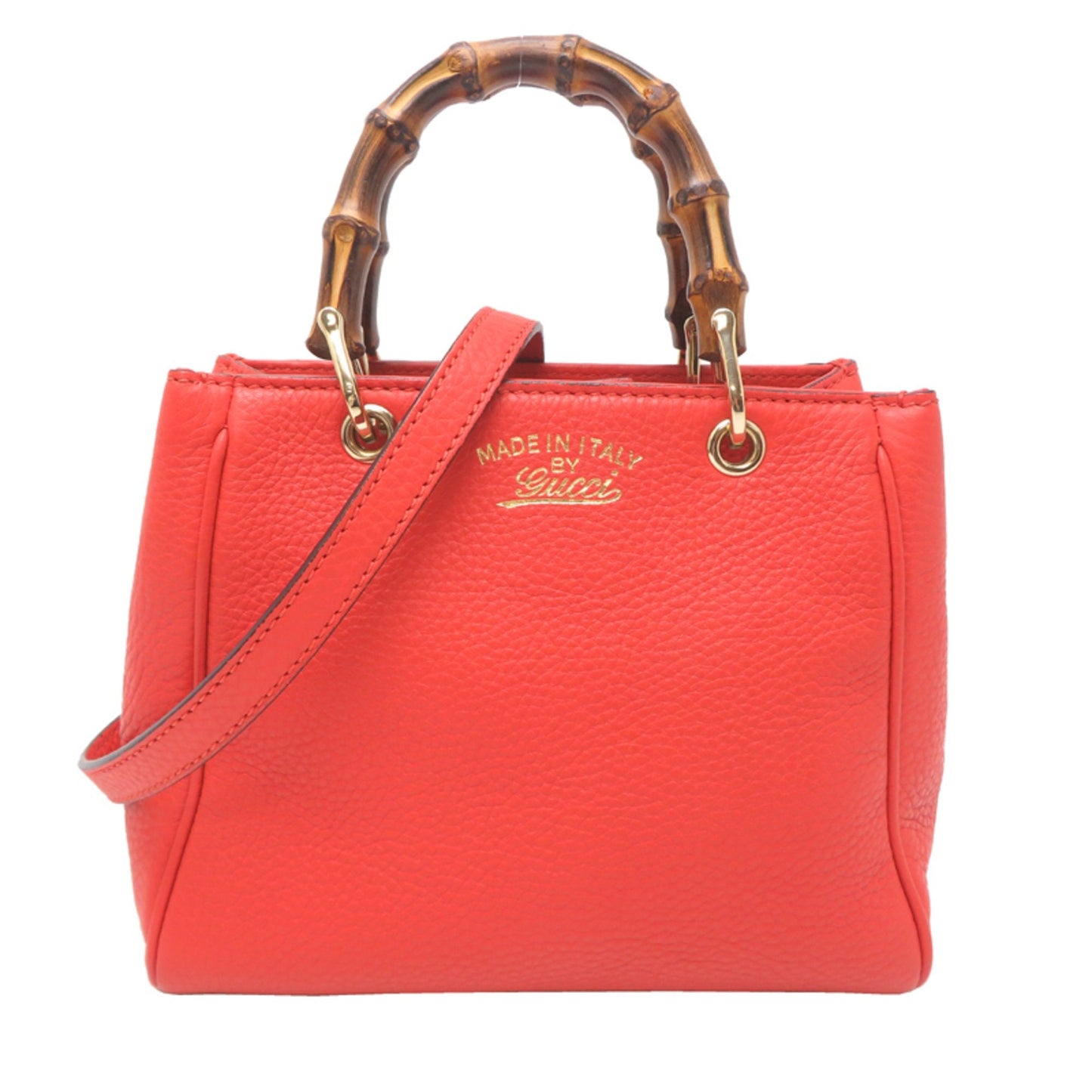Gucci Orange Leather Handbag ( )