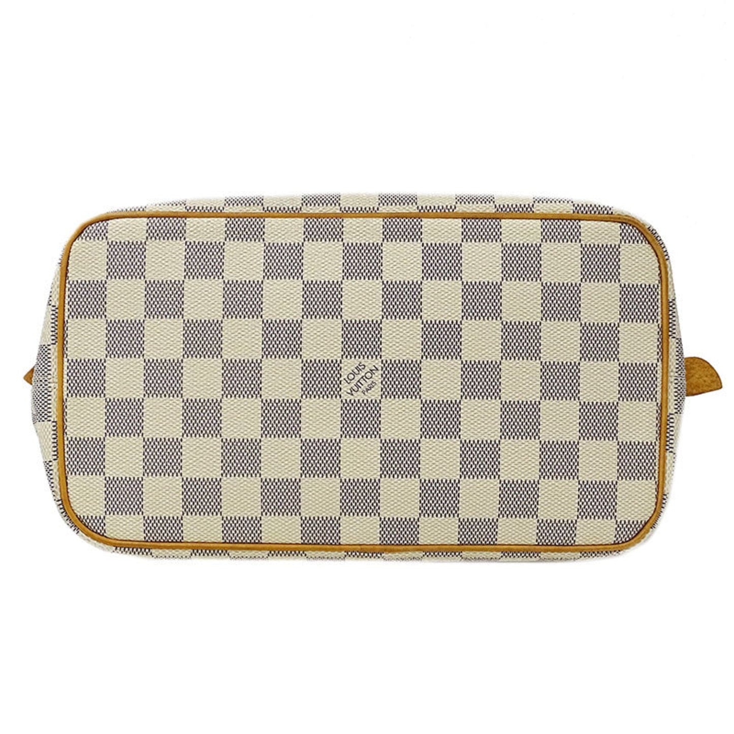 Louis Vuitton Bag Damier Azul Ladies Tote Handbag Saleya PM White Gray
