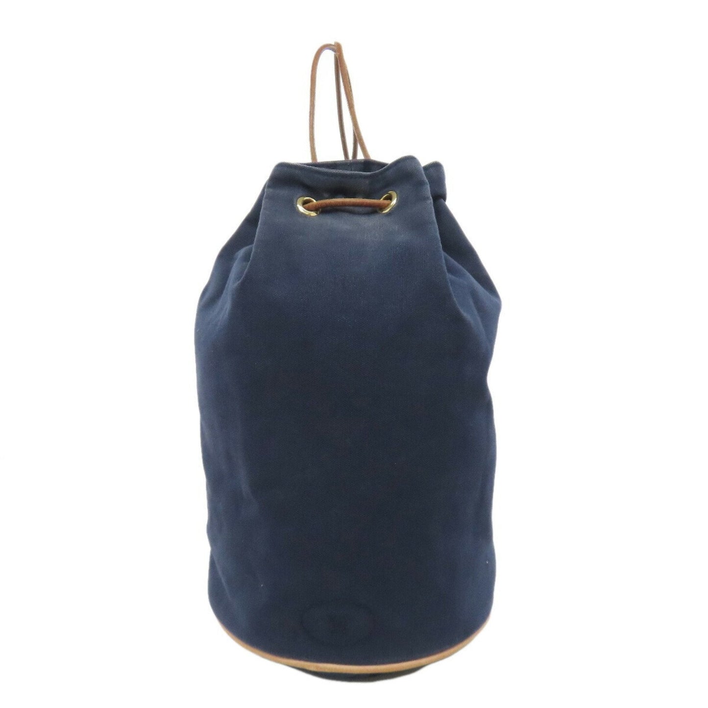 Hermes Navy Cotton Shoulder Bag ( )