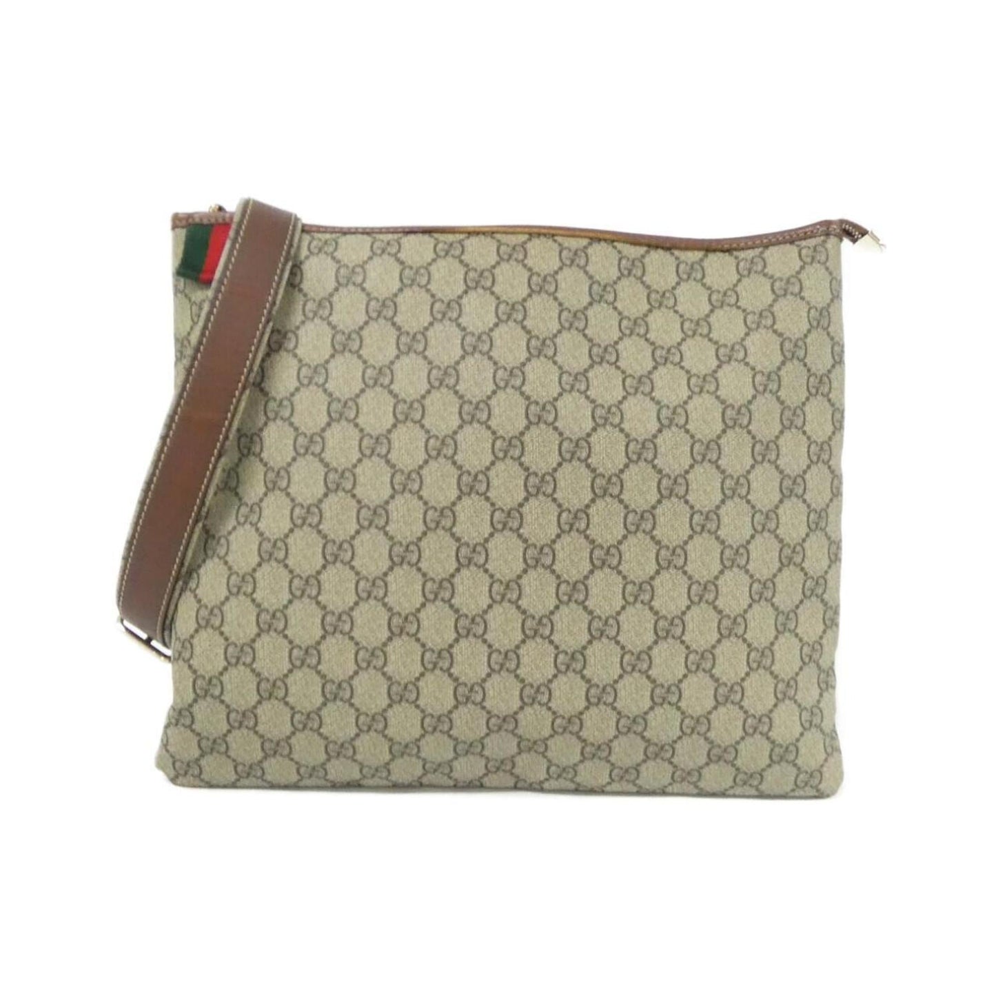 Gucci Beige Brown Gg Plus Shoulder Bag ( )
