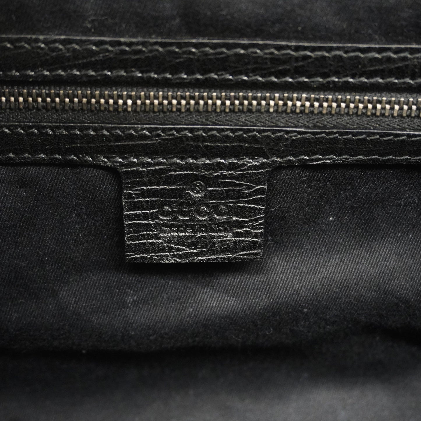 GUCCI Auth  Bamboo Handbag 111713 Women's GG Canvas Handbag Black