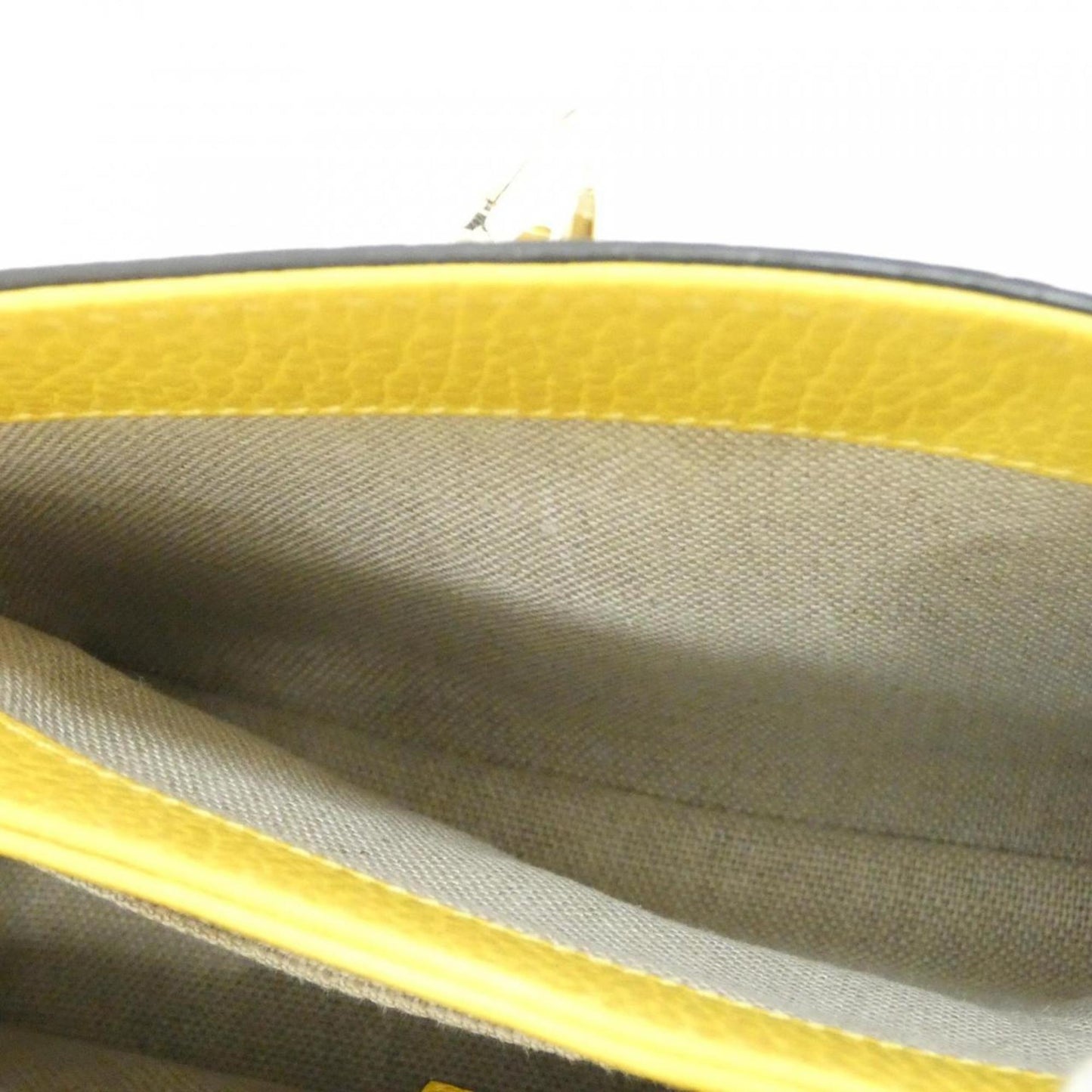 Gucci Yellow Leather Shoulder Bag ( )