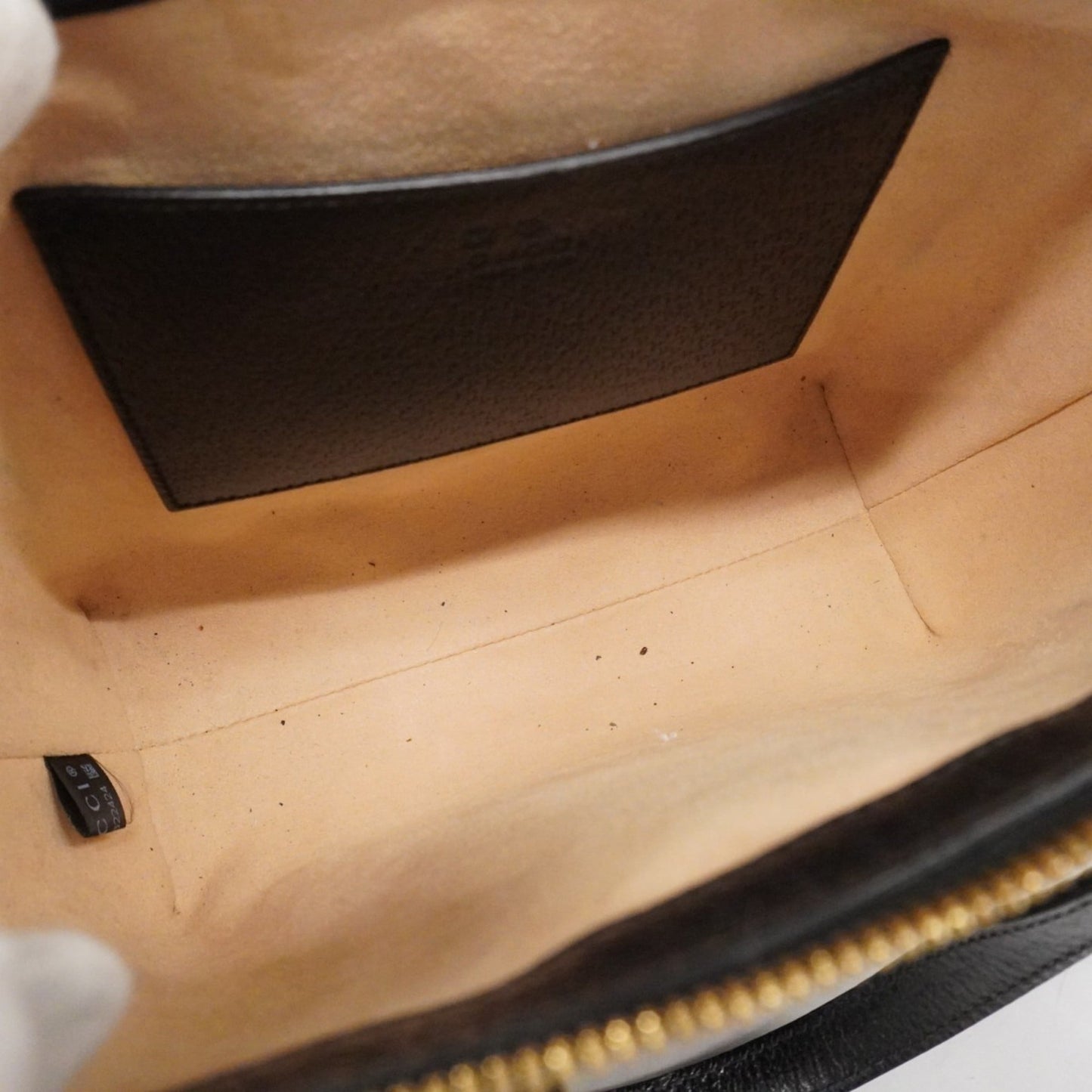 Gucci Black Leather Handbag ( )
