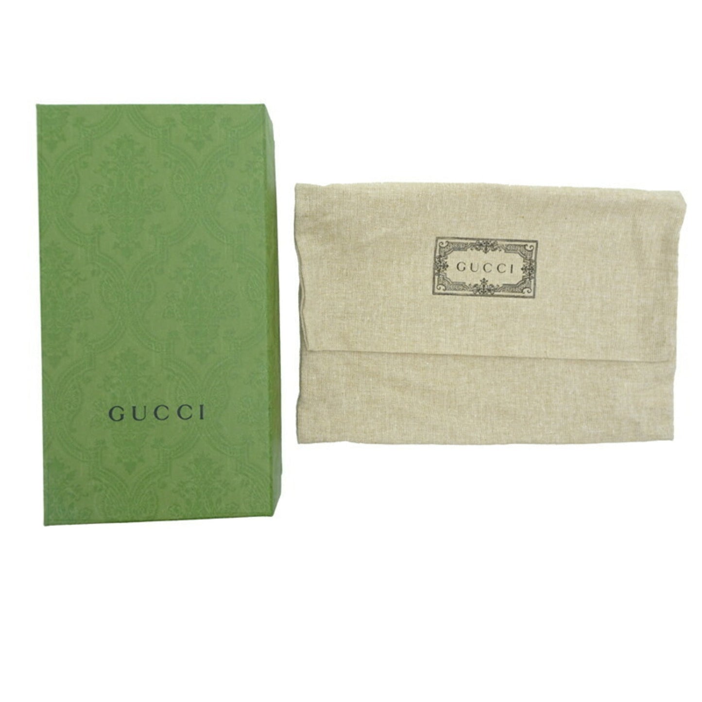 Gucci Black Gg Canvas Chain/Shoulder Wallet ( )