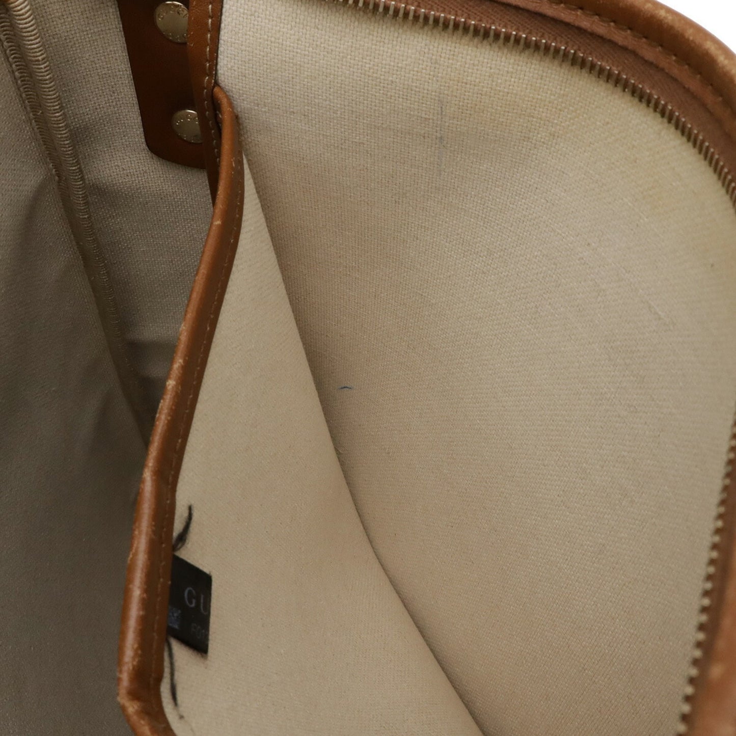 Gucci Beige Brown Brown Khaki Gg Supreme Shoulder Bag ( )