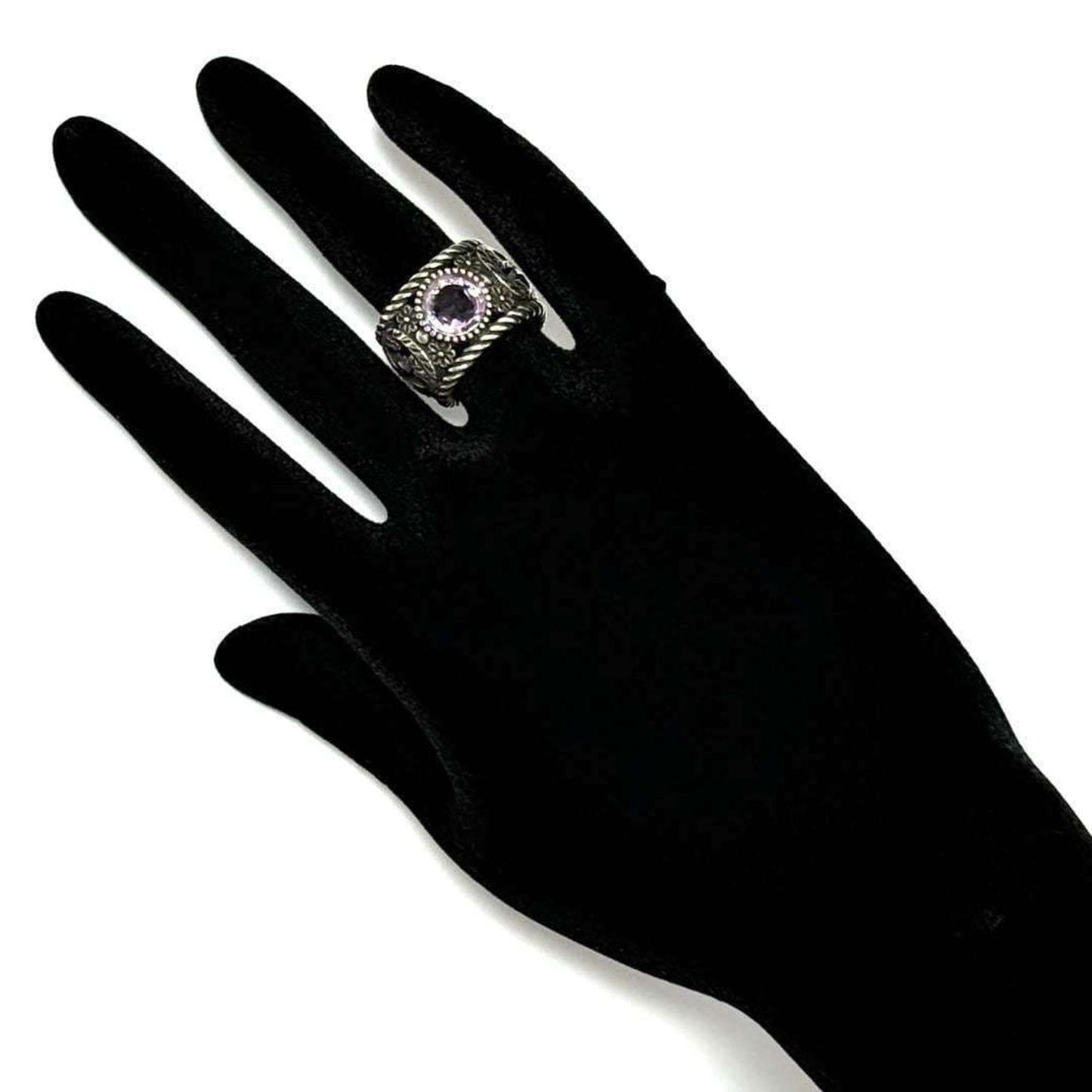 Gucci Silver Rhinestone Silver 925 Band Ring ( )