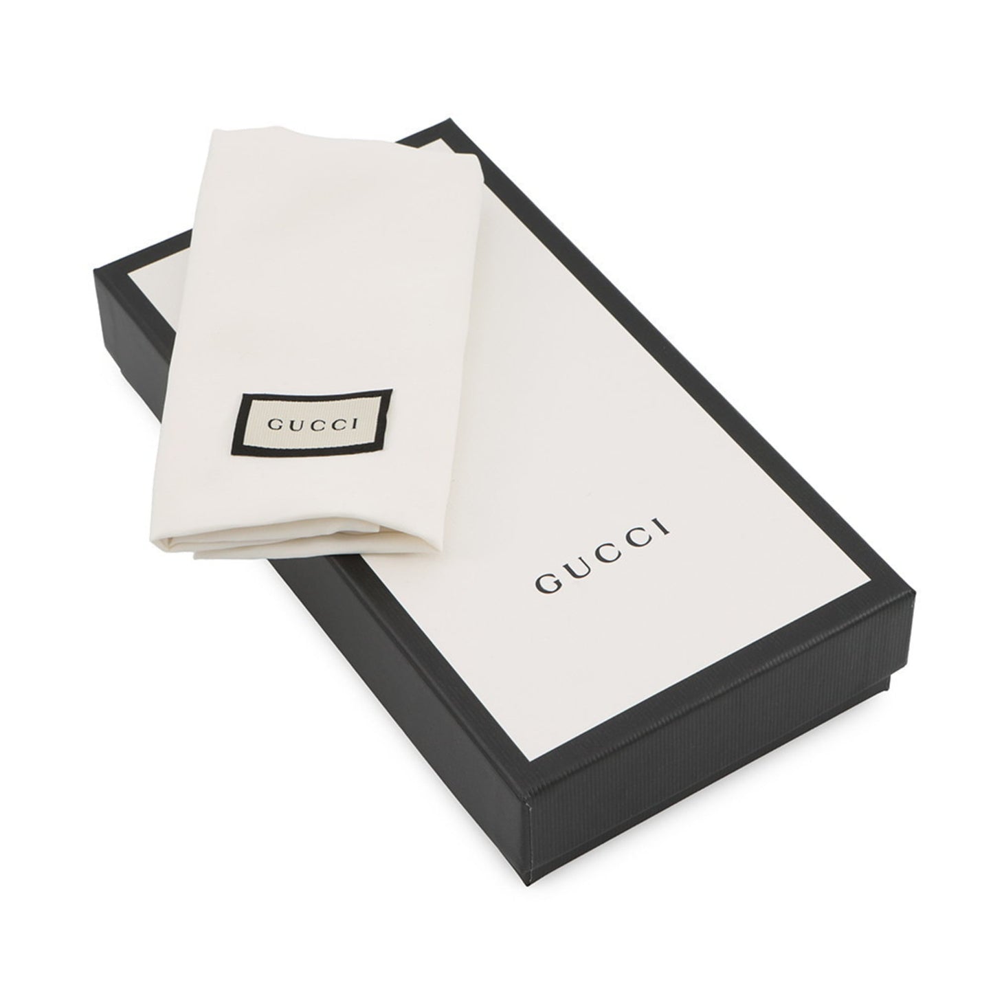 Gucci Beige Navy Canvas Leather Long Wallet (Bi-Fold) ( )