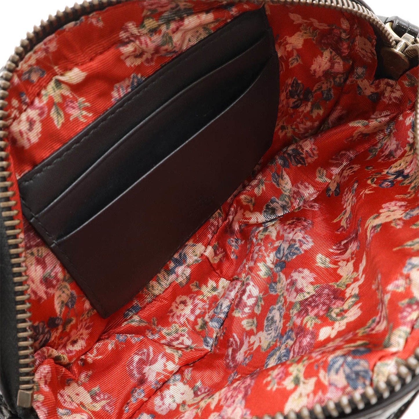 Gucci Black Yellow Patent Leather Rubber Pochette Shoulder Bag ( )