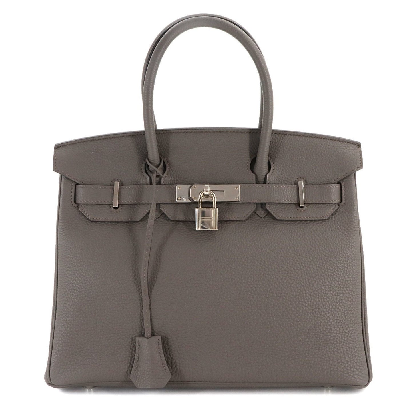 Hermes Etain Togo Leather Handbag ( )