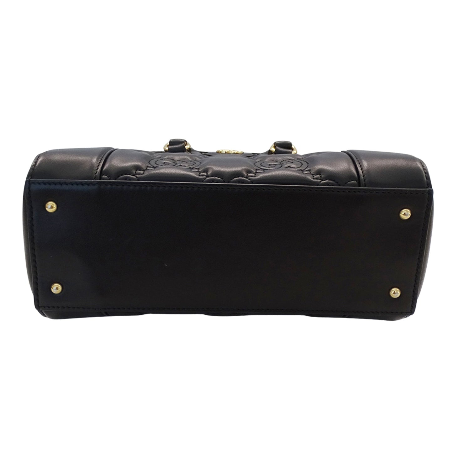 Gucci Black Leather Handbag Shoulder Bag ( )