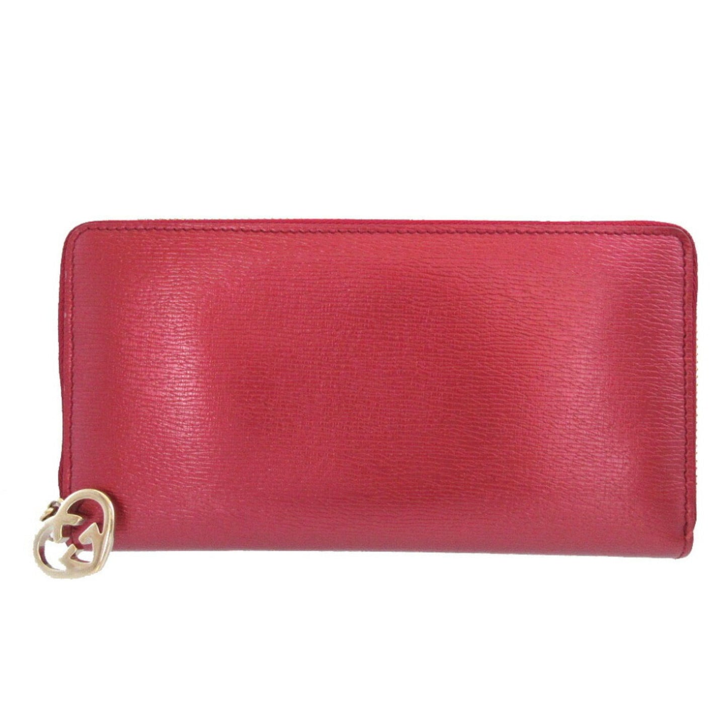 Gucci Red Color Leather Long Wallet (Bi-Fold) ( )