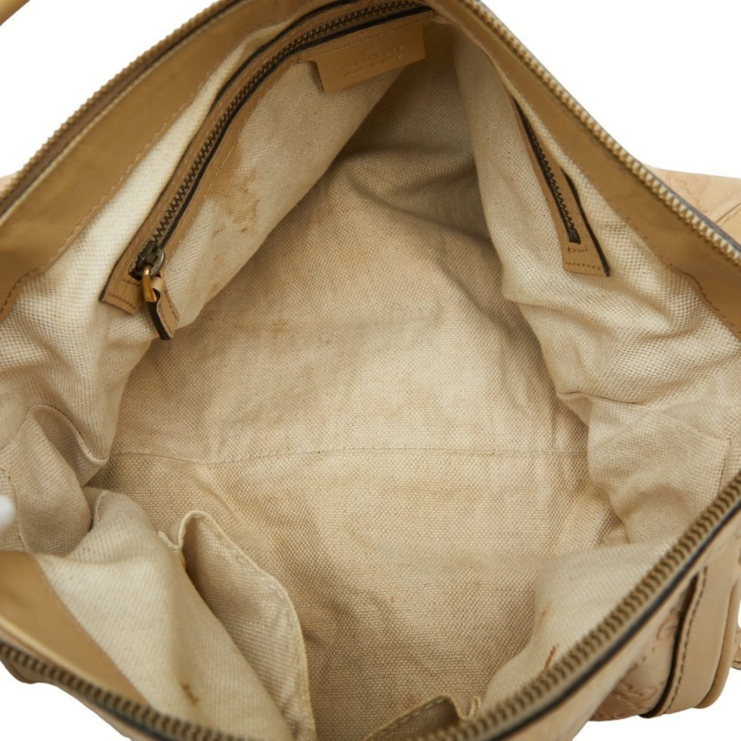 Gucci Beige Gg Leather Leather Handbag ( )