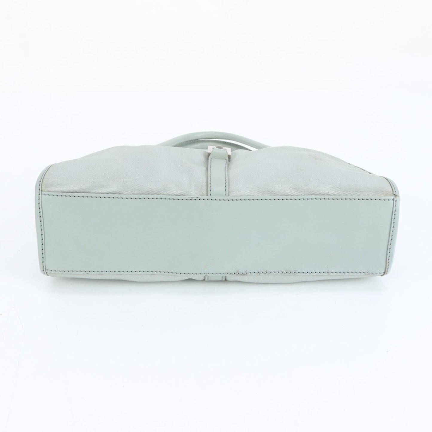 Gucci Green Leather Canvas Tote Bag ( )